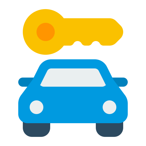 Car rental Generic Flat icon
