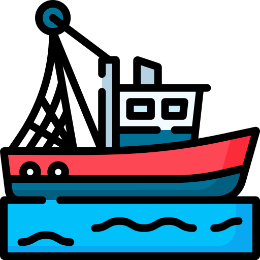 barco de pesca Special Lineal color icono