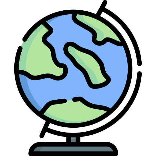 globo terrestre Special Lineal color icona