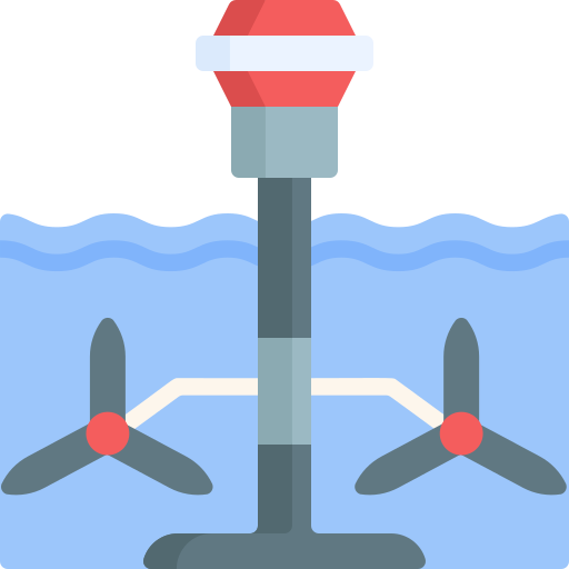 Tidal power Special Flat icon
