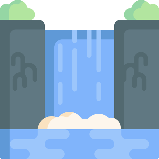 Waterfall Special Flat icon