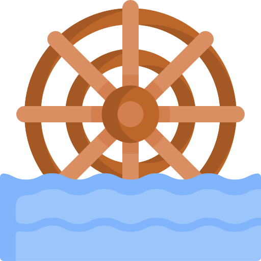 młyn wodny Special Flat ikona