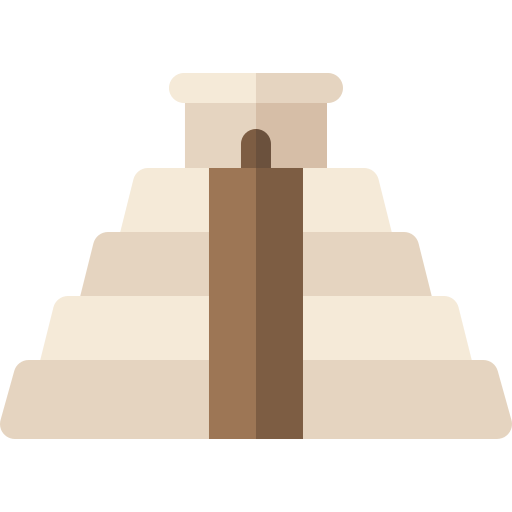 piramide Basic Rounded Flat icoon