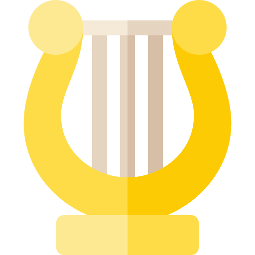 Harp Basic Rounded Flat icon