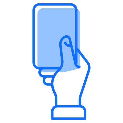 gele kaart Generic Blue icoon