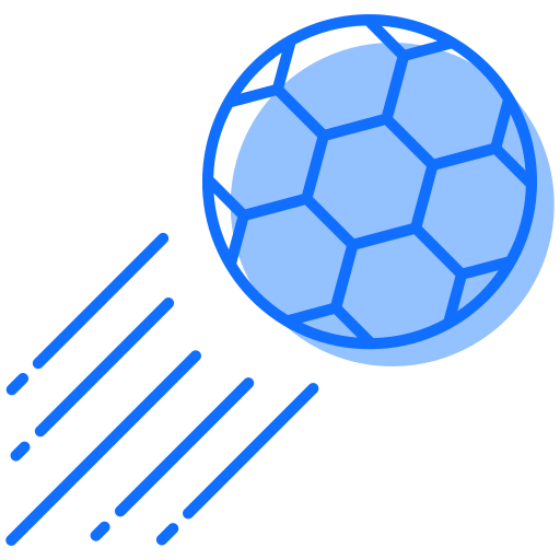 football Generic Blue Icône