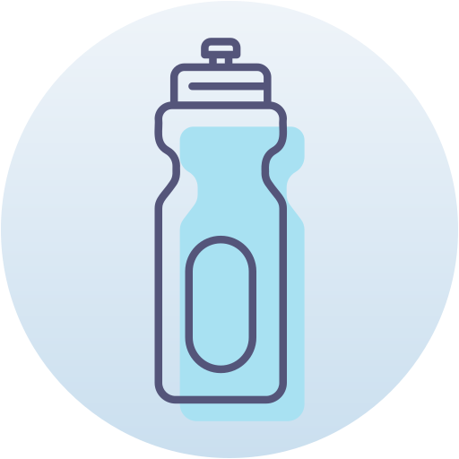 garrafa de agua Generic Circular Ícone