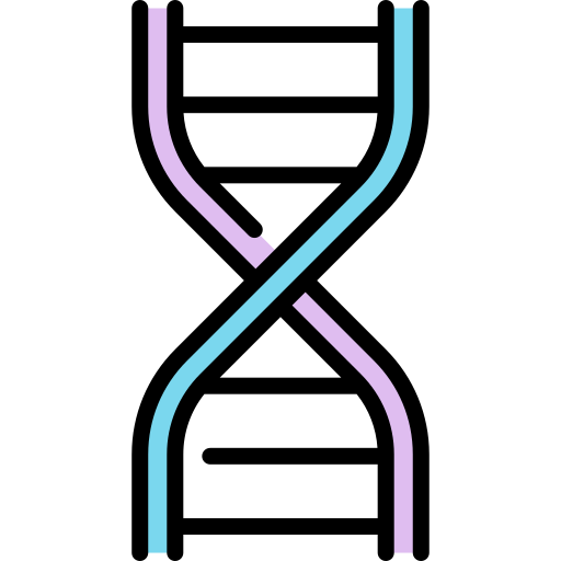 cadena de adn Special Lineal color icono