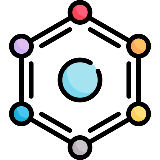 cząsteczka Special Lineal color ikona