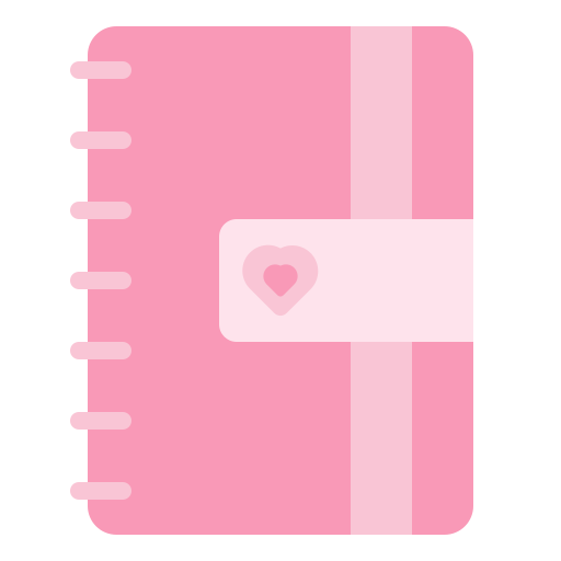 dagboek Generic Flat icoon