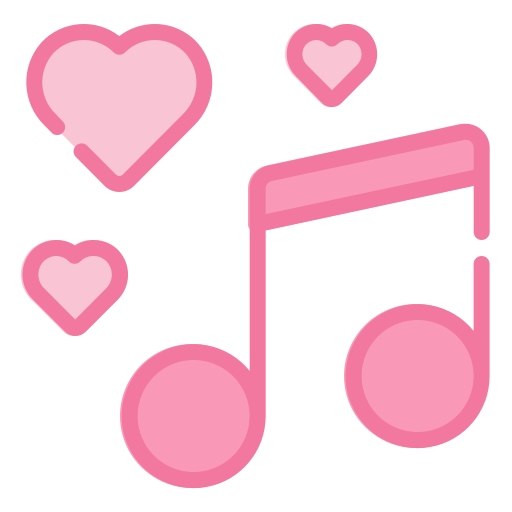 pieśni miłosne Generic Outline Color ikona