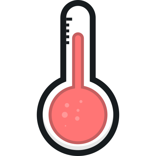 termómetro Stockio Lineal Color icono