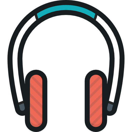 Headphones Stockio Lineal Color icon