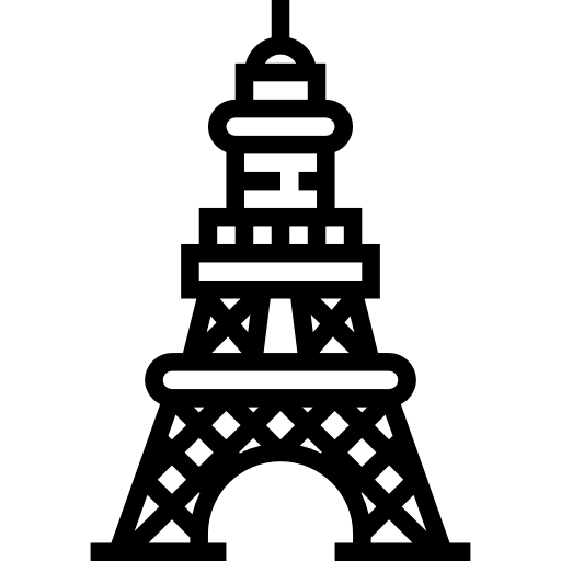 Эйфелева башня Meticulous Line иконка