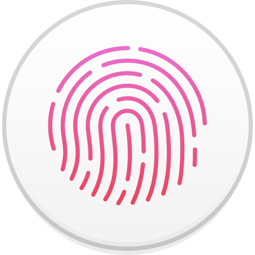 Touch id Stockio Flat icon