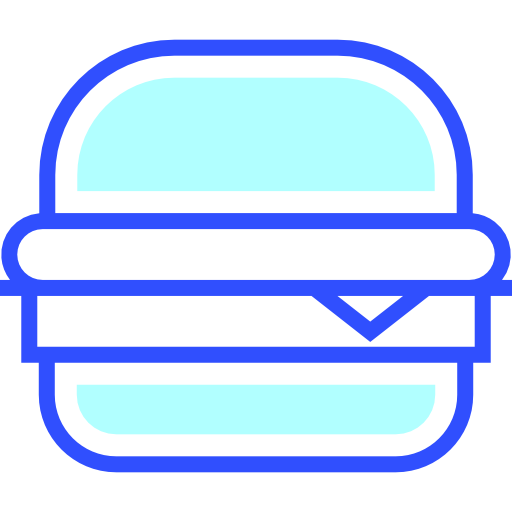 Burger Inipagistudio Lineal Color icon
