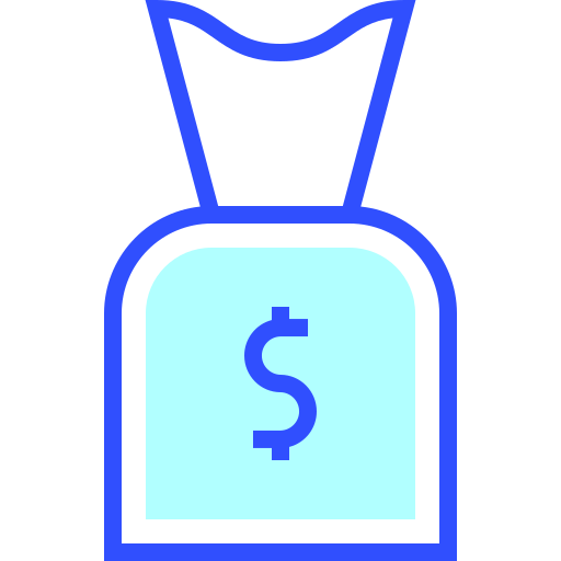 Money bag Inipagistudio Lineal Color icon