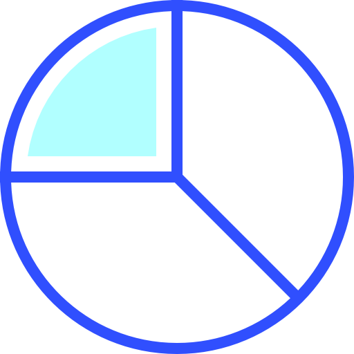 gráfico circular Inipagistudio Lineal Color icono