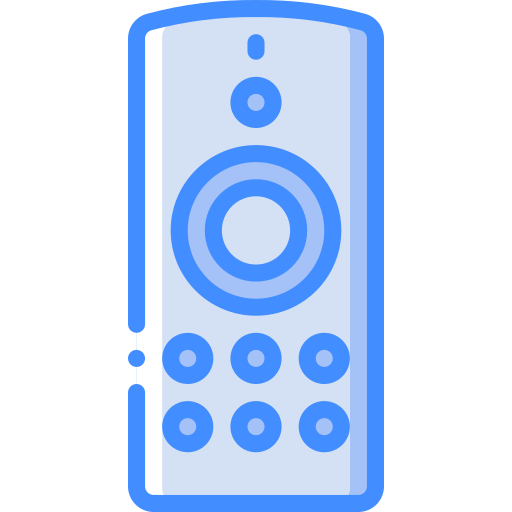 Remote Basic Miscellany Blue icon