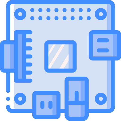 Motherboard Basic Miscellany Blue icon