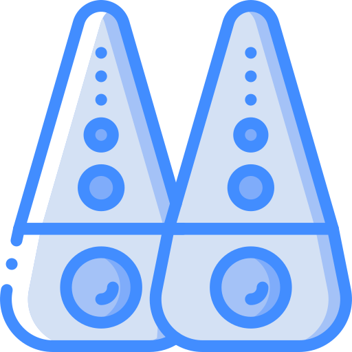 スピーカー Basic Miscellany Blue icon