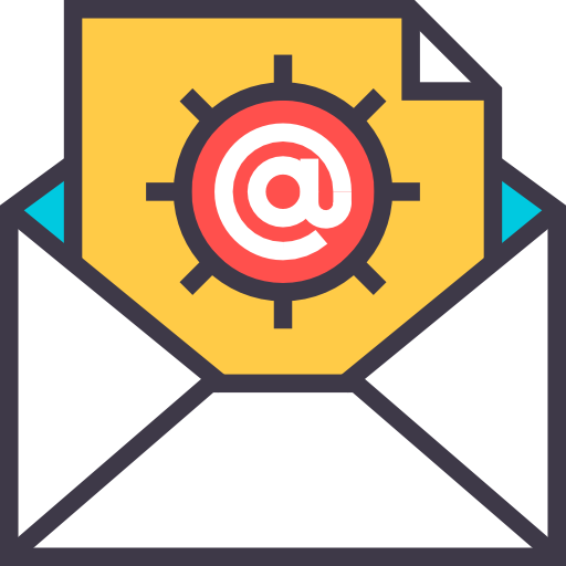 Email Stockio Lineal Color icon