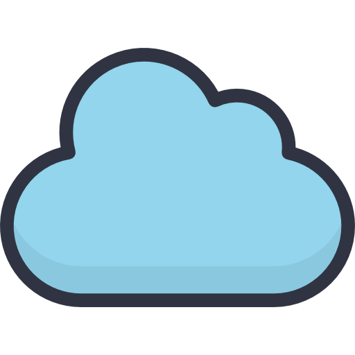 chmura obliczeniowa Stockio Lineal Color ikona