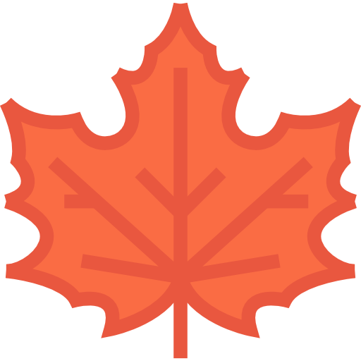 Maple leaf Stockio Lineal Color icon
