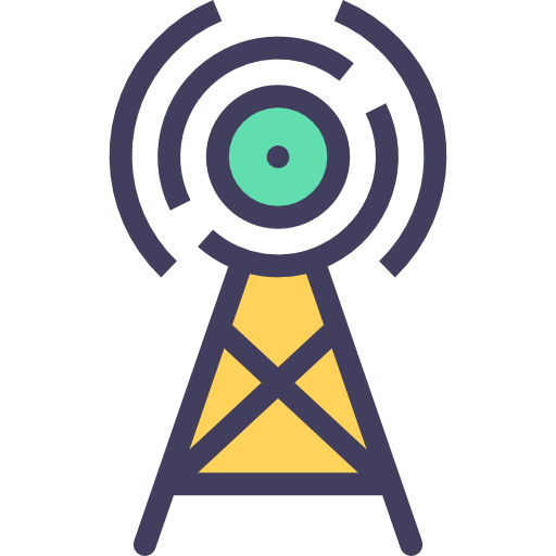 antena Stockio Lineal Color icono