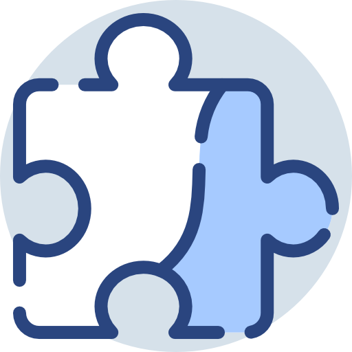 Puzzle Generic Rounded Shapes icon