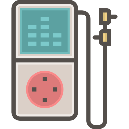 Mp3 player Stockio Lineal Color icon