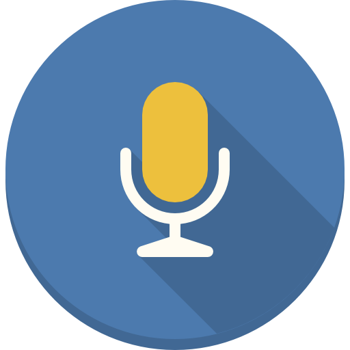 mikrofon Stockio Flat icon