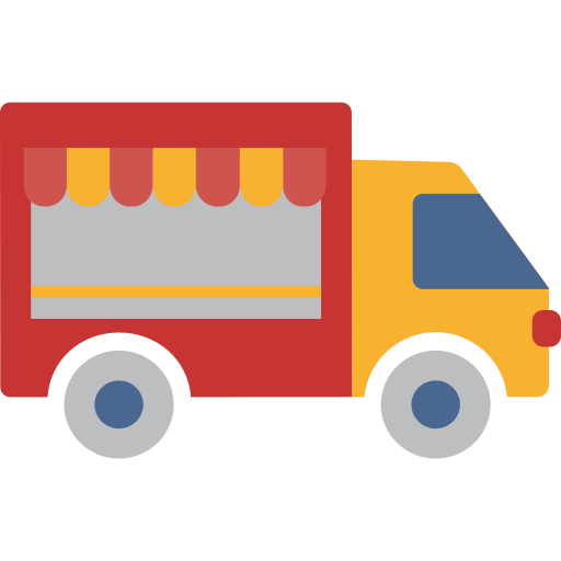 ciężarówka z żywnością Generic Flat ikona