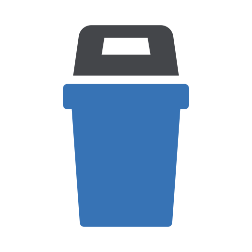 vuilnisbak Generic Blue icoon