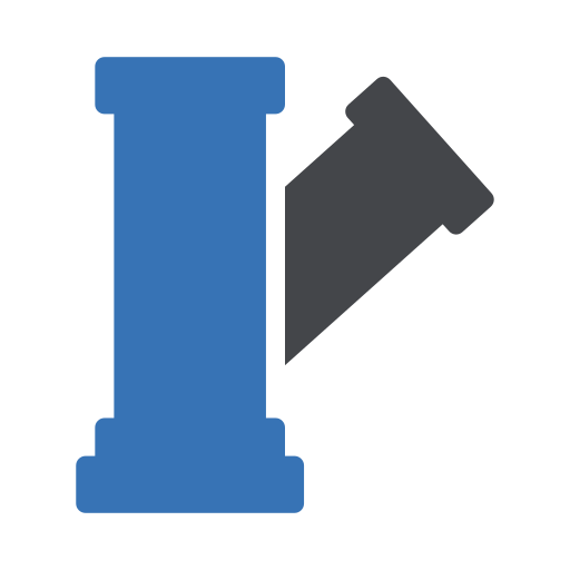 Pipe Generic Blue icon