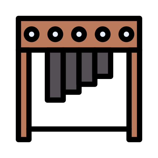 Organ Vector Stall Lineal Color icon