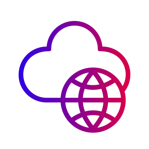 cloud computing Generic Gradient icona