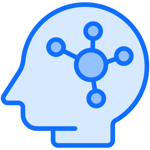 mapa mental Generic Blue icono