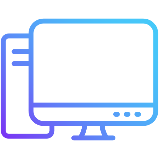 desktop-computer Generic Gradient icon