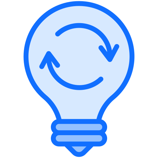ideeën uitwisselen Generic Blue icoon