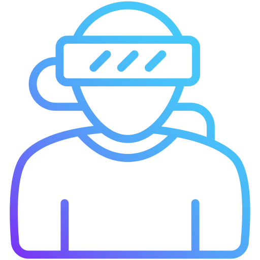virtuele realiteit Generic Gradient icoon