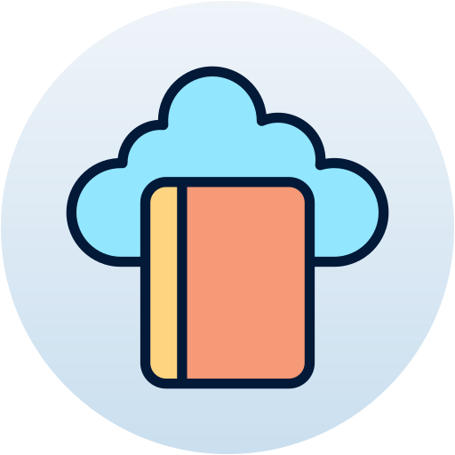 cloud-bibliotheek Generic Circular icoon