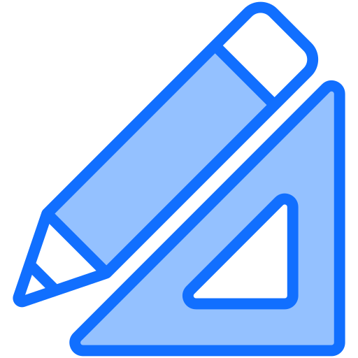 instrumento geométrico Generic Blue icono