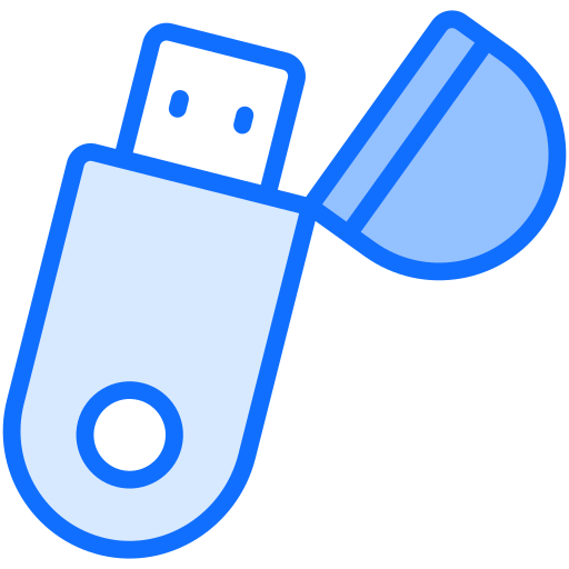 chiavetta usb Generic Blue icona