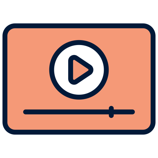 Live streaming Generic Outline Color icon