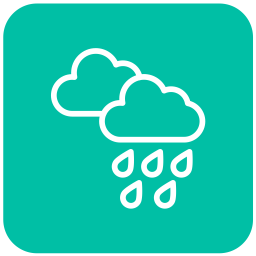 lluvia Generic Square icono