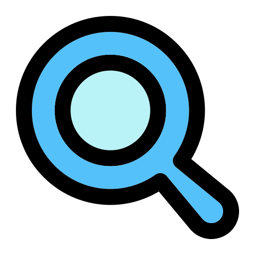 Magnifier Generic Outline Color icon