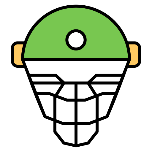 maska baseballowa Generic Outline Color ikona