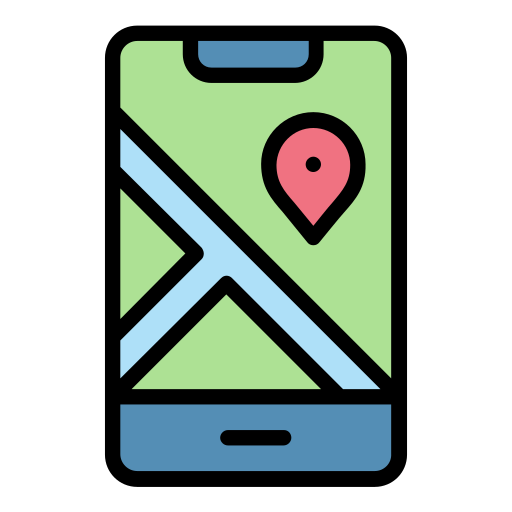 Gps Generic Outline Color icon