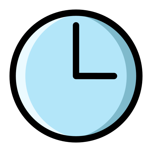 hora Generic Outline Color icono